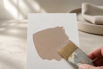 echantillon papier de peinture à la chaux